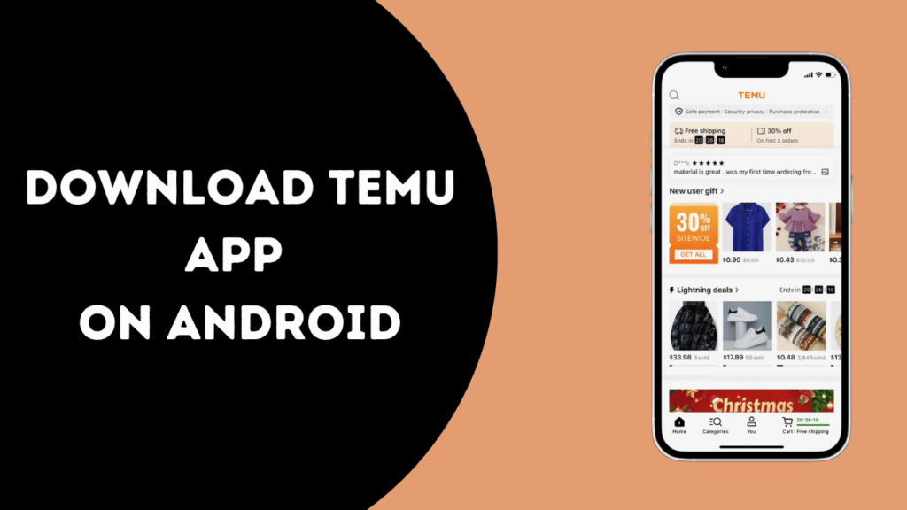 Download the TEMU app on Android