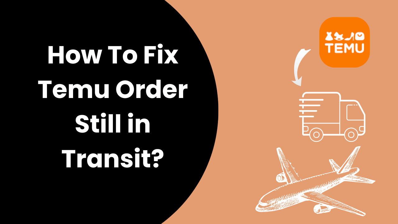 How To Fix Temu Order Still in Transit?