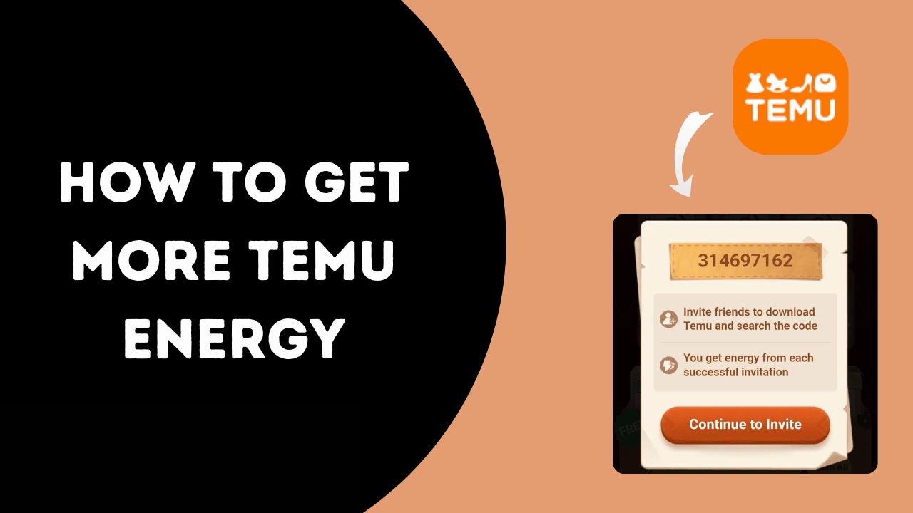 How To Get More TEMU Energy