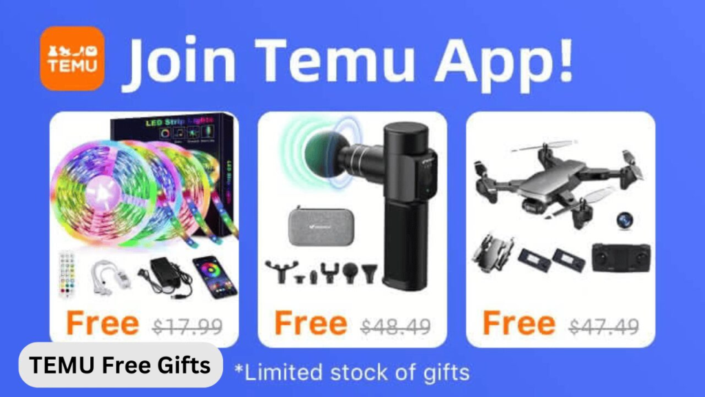 TEMU Free Gifts