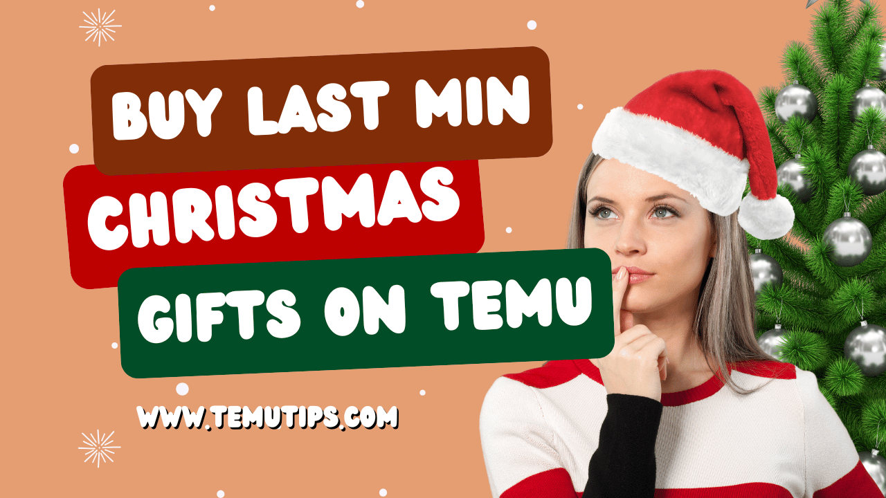 How to Buy Last-Minute Christmas Gifts on Temu?