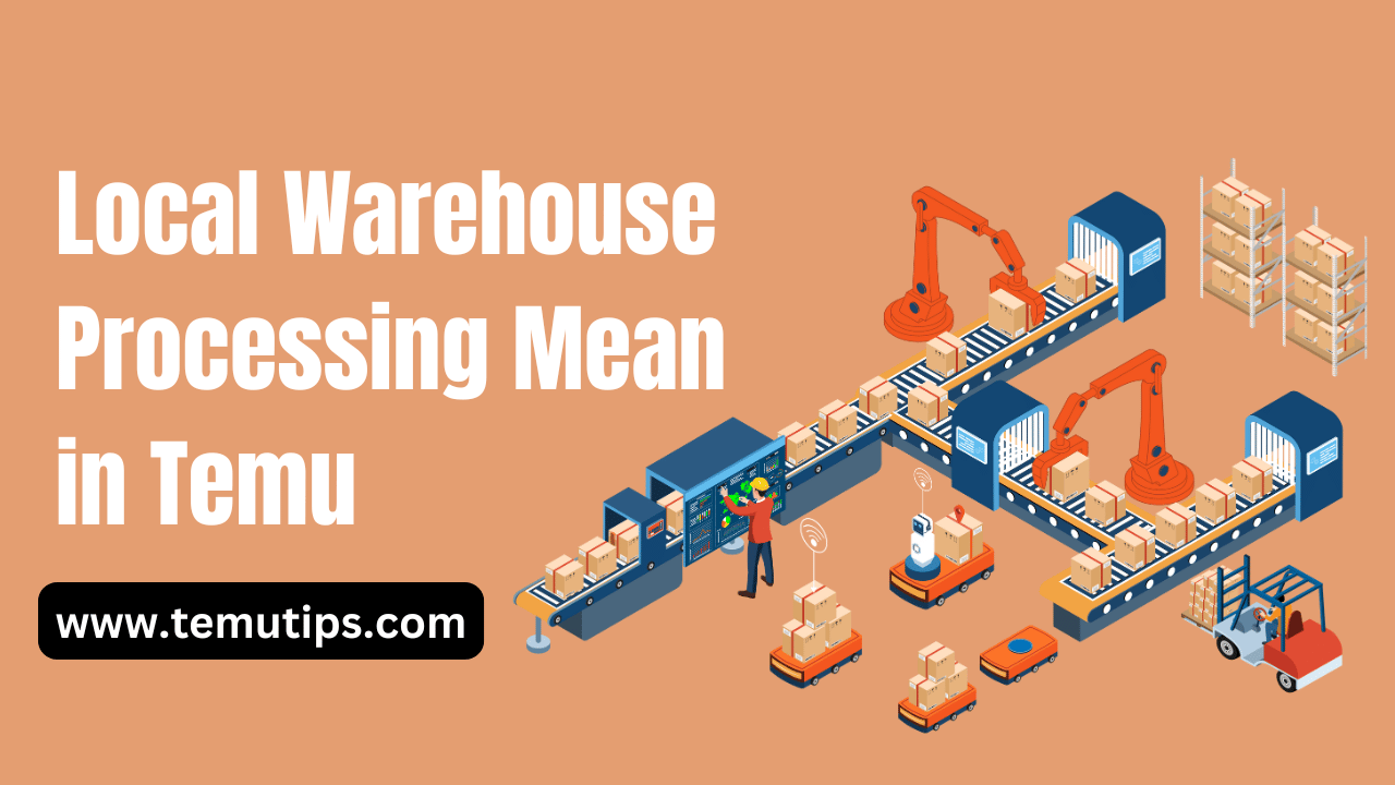 What Does Local Warehouse Processing Mean in Temu?