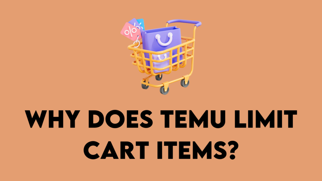 Why Does TEMU Limit Cart Items?