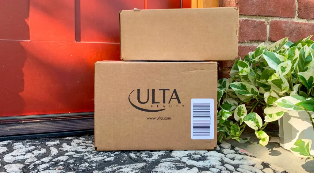 Ulta items been deliver at the door step